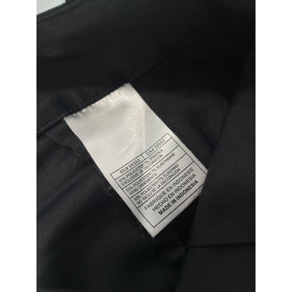 Nike Golf Skort Size Medium Black Zip Side Closure Fitted Golf Sport Performance - Picture 5 of 6